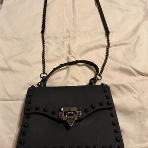 Black Studded Women's Bag